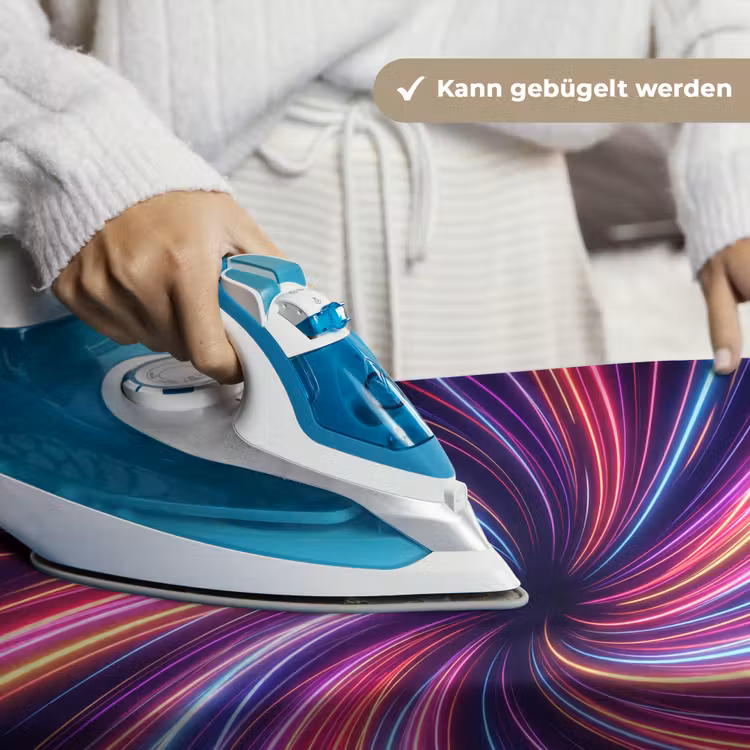 Abstract - Swirl - Futuristic - Neon Wandkleed katoen klein -tsfeer9_DE