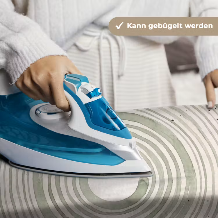 Abstractie - Cirkels - Waterverf - Groen - Modern Wandkleed katoen klein -tsfeer9_DE