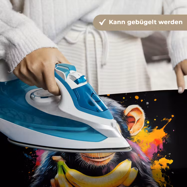 Aap - Graffiti - Kleurrijk - Bananen - Modern Wandkleed katoen klein -tsfeer9_DE