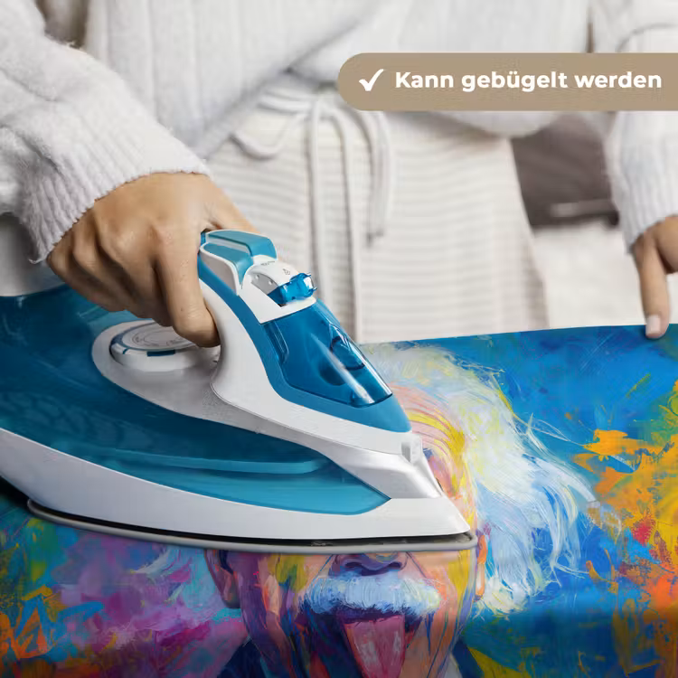 Oude man - Expressief - Kleurrijk Wandkleed katoen klein -tsfeer9_DE