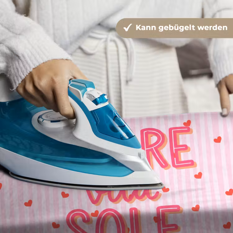 Amore vita sole - Roze - Hartjes Wandkleed katoen klein -tsfeer9_DE