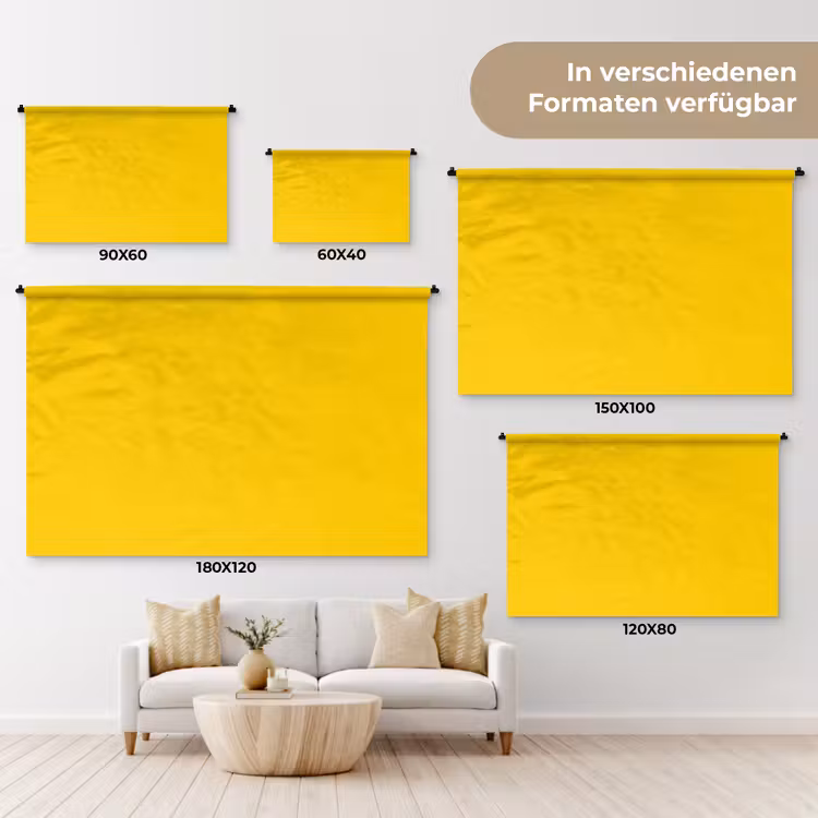 Antique - Gold - Geel Wandkleed katoen klein 269 -tsfeer8_DE