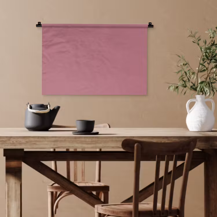 Antique - Mauve - Roze Wandkleed katoen klein 269 -sfeer6