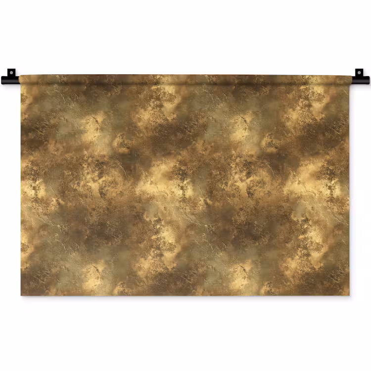 Antiek - Metaallook - Goud Wandkleed katoen klein 269 -zz3d
