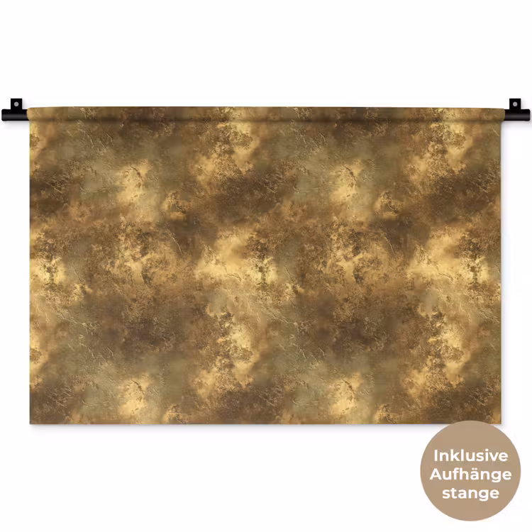 Antiek - Metaallook - Goud Wandkleed katoen klein 269 -t3d_DE
