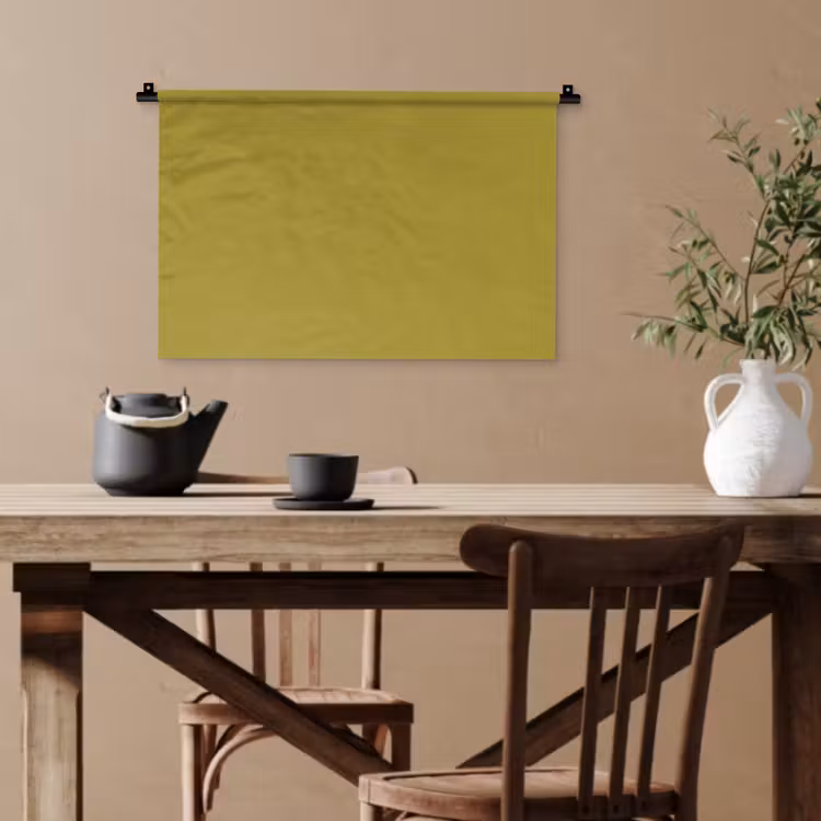 Antique - Moss - Groen Wandkleed katoen klein 269 -sfeer6