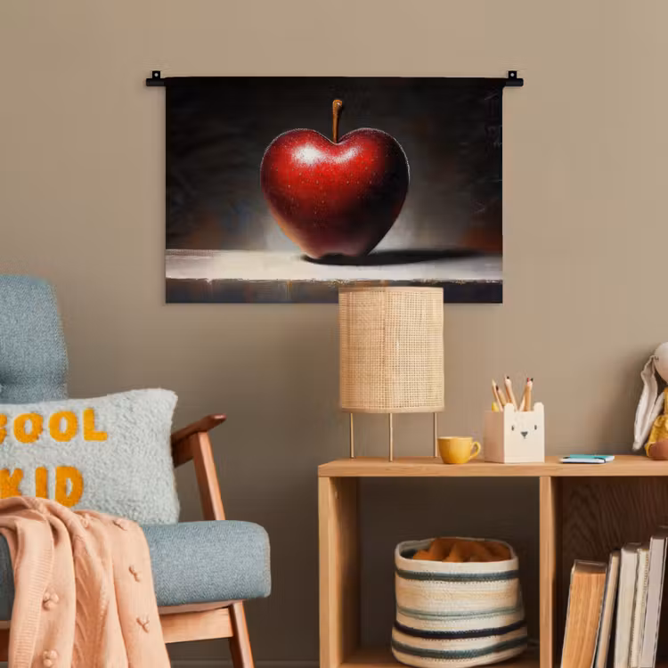 Apple - Hart - Rood Wandkleed katoen klein -wsfeer4_kind