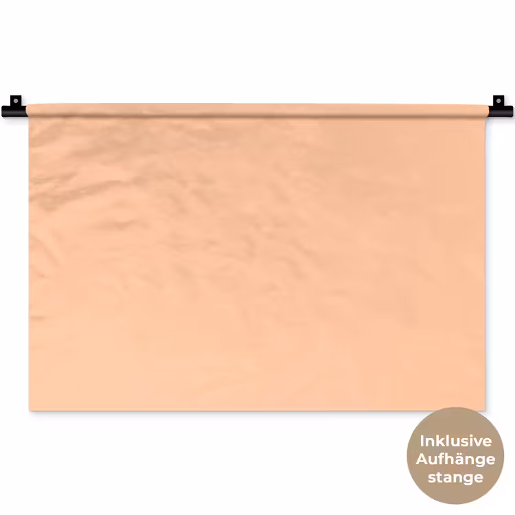 Apricot - Blush - Nude Wandkleed katoen klein 269 -t3d_DE