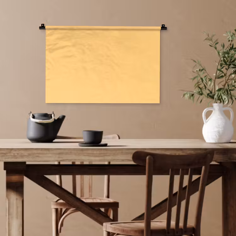 Apricot - Ice - Oranje Wandkleed katoen klein 269 -sfeer6