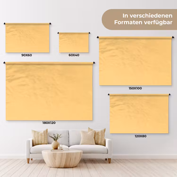 Apricot - Ice - Oranje Wandkleed katoen klein 269 -tsfeer8_DE