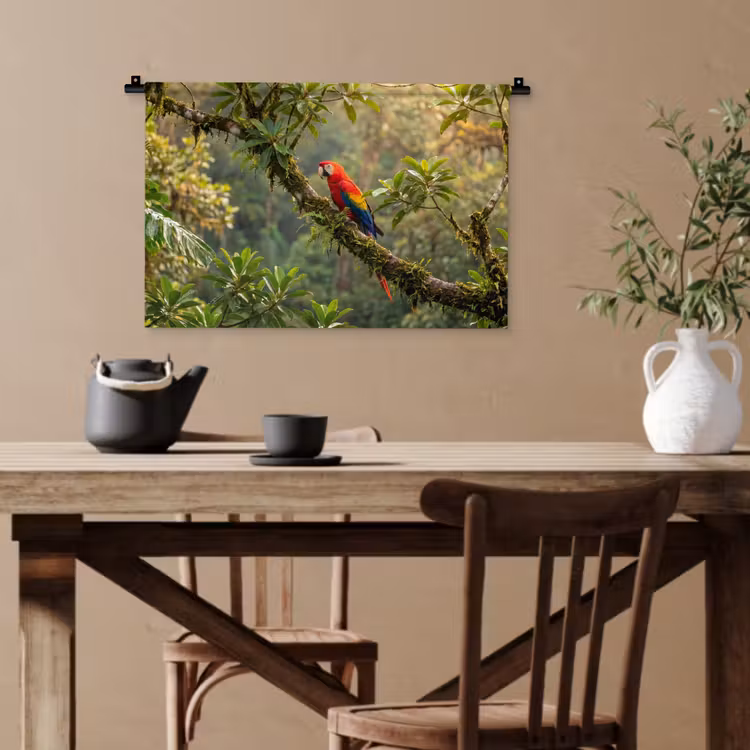 Ara - Jungle - Rood Wandkleed katoen klein -sfeer6