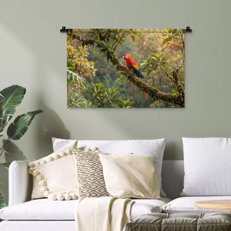 Ara - Jungle - Rood Wandkleed katoen klein -sfeer7