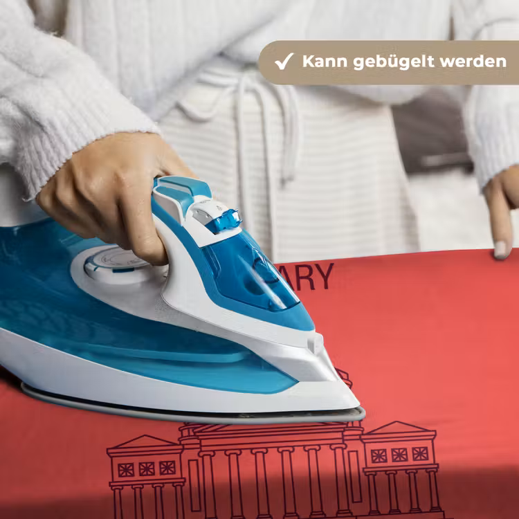 Architectuur - Boekarest - Stedelijk - Lijntekening - Rood Wandkleed katoen klein -tsfeer9_DE