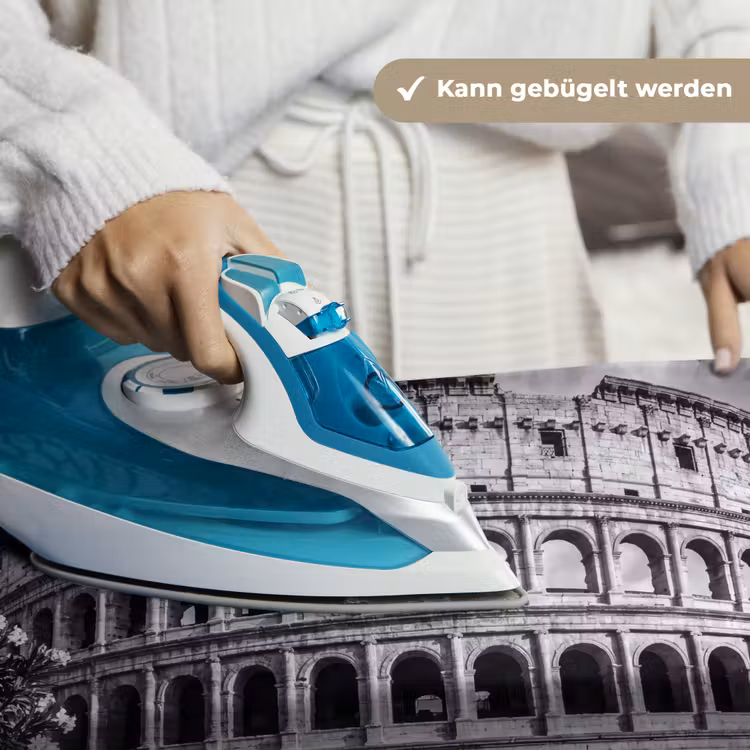Architectuur - Colosseum - Rome - Historisch - Zwart-wit Wandkleed katoen klein -tsfeer9_DE