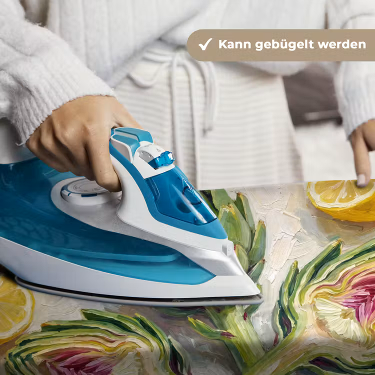 Wandteppich - Artischocke – Zitrone – Essen - Artisjok - Citroen - Eten Wandkleed katoen klein