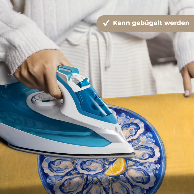Oesters - Citroen - IJs - Modern - Geel Wandkleed katoen klein -tsfeer9_DE