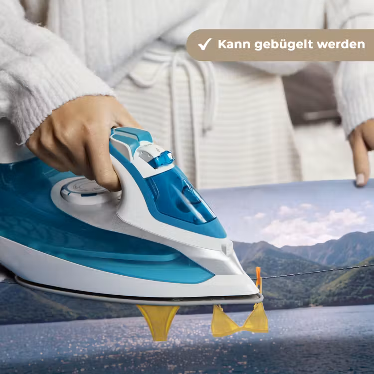 Badmode - Bikini - Zee - Bergen - Geel Wandkleed katoen klein -tsfeer9_DE