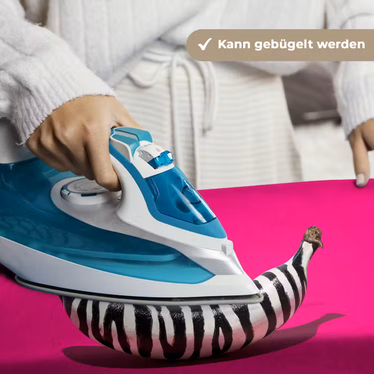 Banaan - Zebraprint - Roze Wandkleed katoen klein -tsfeer9_DE