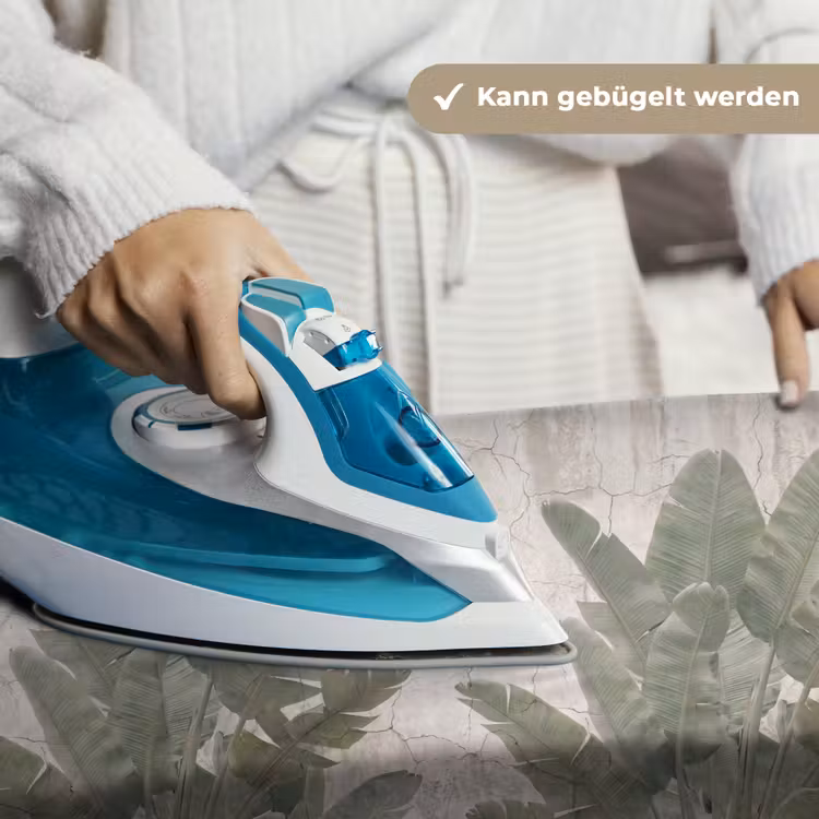 Bananenbladeren - Beton - Groen Wandkleed katoen klein -tsfeer9_DE
