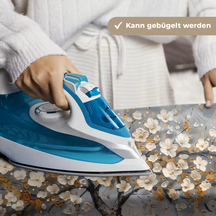 Boom - Bloemen - Wit - Natuur - Kunst Wandkleed katoen klein -tsfeer9_DE