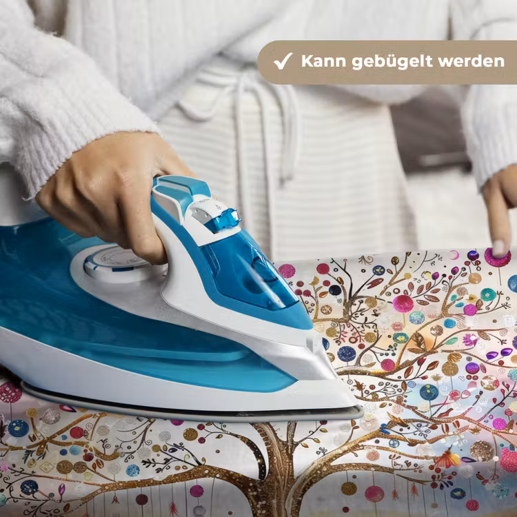 Levensboom - Goud - Kleurrijk - Abstract - Aesthetic Wandkleed katoen klein -tsfeer9_DE
