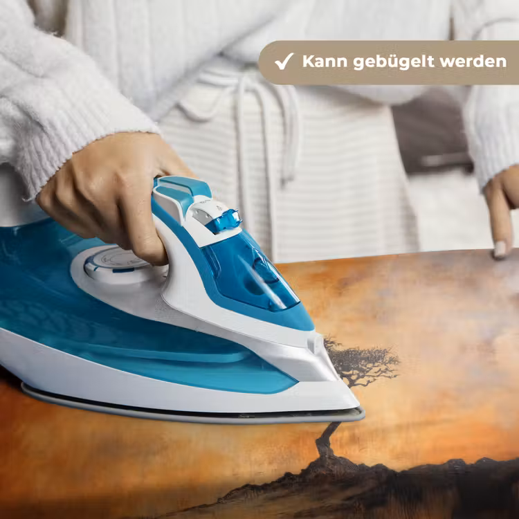 Boom - Landschap - Oranje Wandkleed katoen klein -tsfeer9_DE