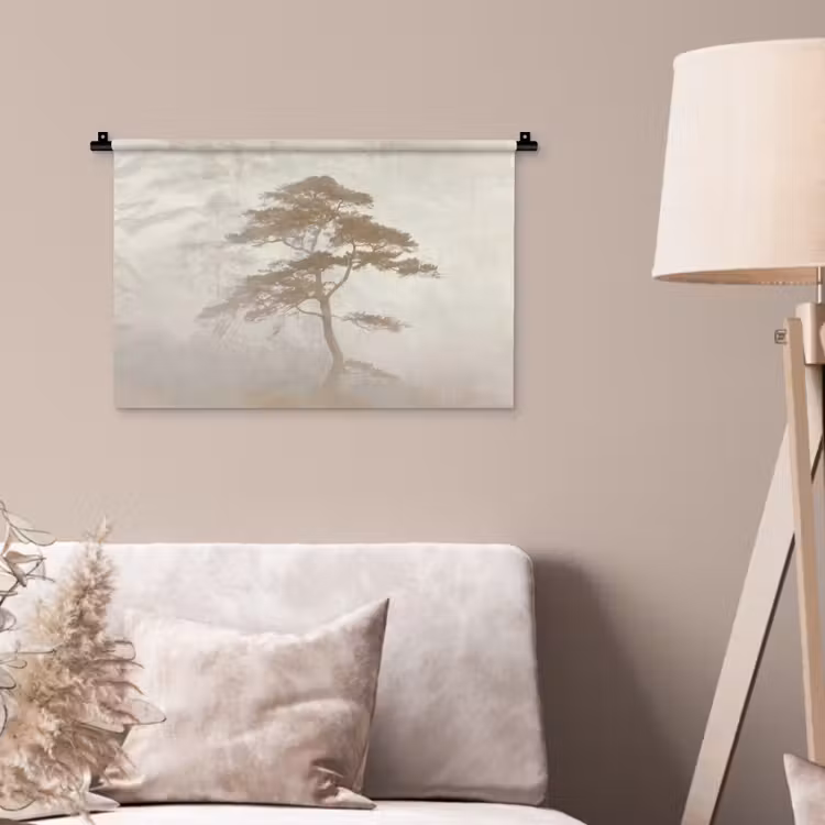 Boom - Oosterse stijl - Landschap Wandkleed katoen klein -sfeer4