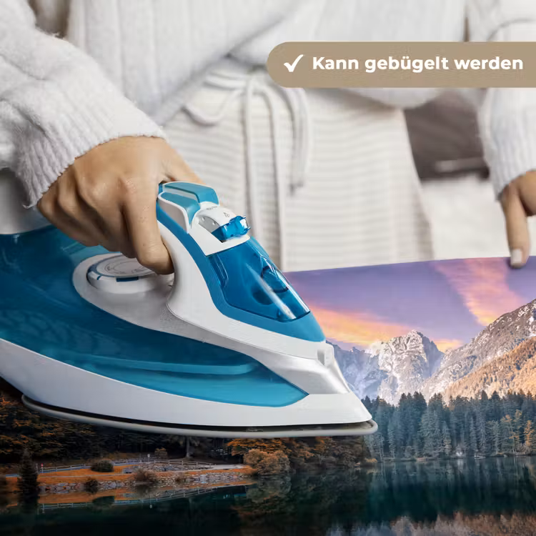 Bergen - Bos - Water - Lucht - Roze - Paars Wandkleed katoen klein -tsfeer9_DE