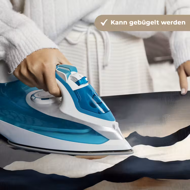 Bergen - Donkerblauw - Landschap Wandkleed katoen klein -tsfeer9_DE