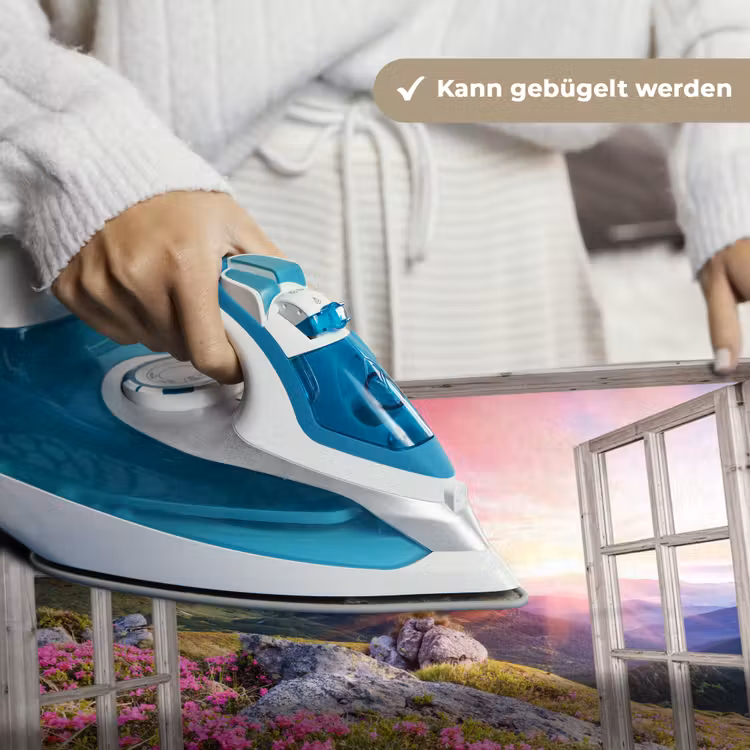 Bergen - Landschap - Doorkijk - Bloemen - Avond - Roze Wandkleed katoen klein -tsfeer9_DE