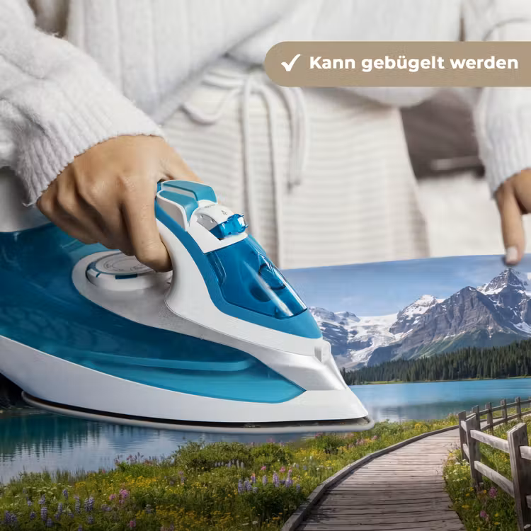 Bergen - Meer - Landschap - Blauw Wandkleed katoen klein -tsfeer9_DE
