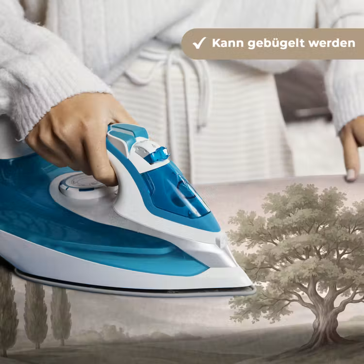 Heuvellandschap - Bomen - Natuur - Groen Wandkleed katoen klein -tsfeer9_DE