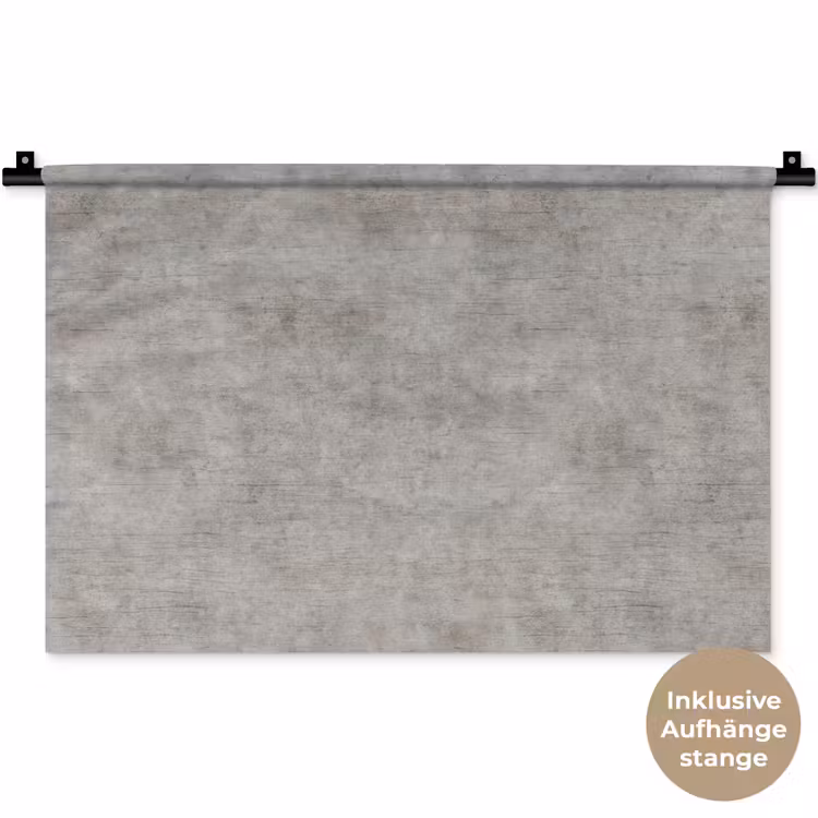 Beton - Oud - Grijs - Patronen Wandkleed katoen klein 269 -t3d_DE
