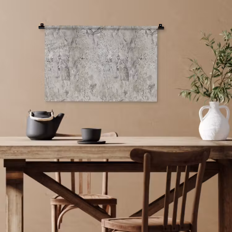 Beton - Grijs - Muur Wandkleed katoen klein 269 -sfeer6