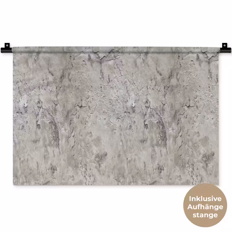 Beton - Grijs - Muur Wandkleed katoen klein 269 -t3d_DE