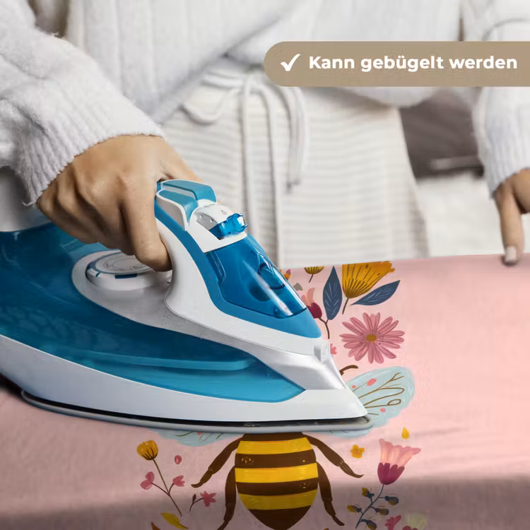 Bij - Geel - Bloemen - Kleurrijk Wandkleed katoen klein -tsfeer9_DE