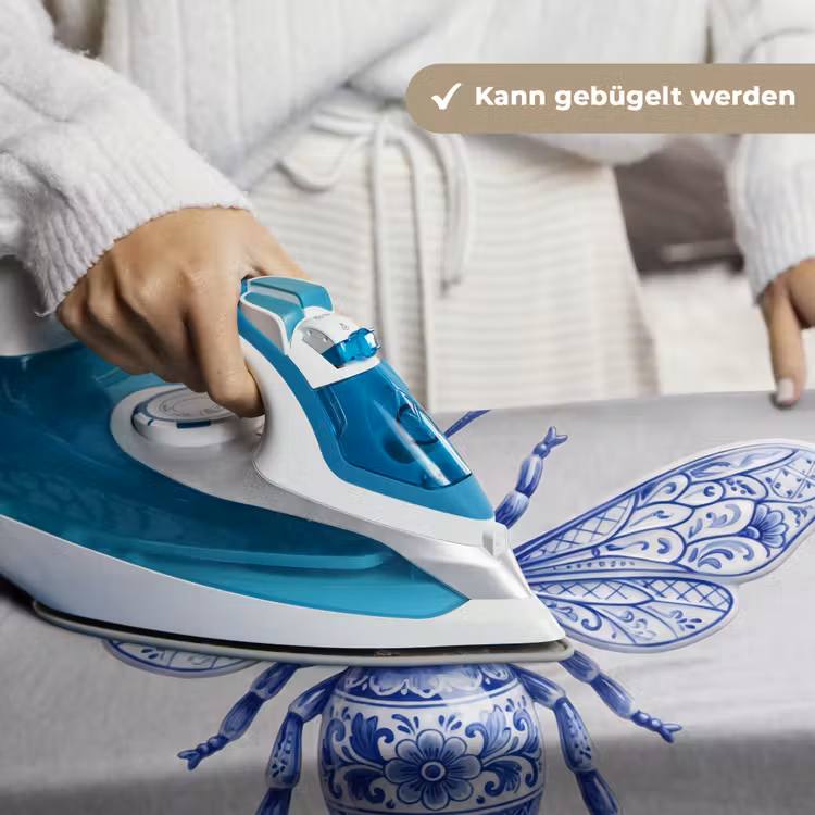 Bij - Modern - Delfts - Blauw Wandkleed katoen klein -tsfeer9_DE