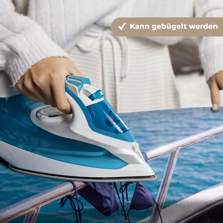 Bikini - Reling - Zee - Zomer - Blauw Wandkleed katoen klein -tsfeer9_DE