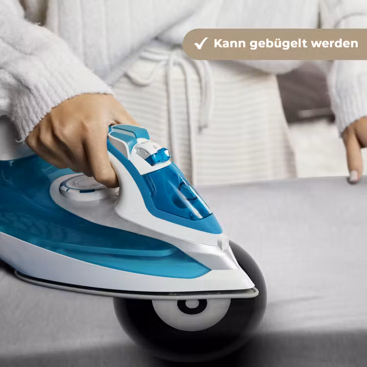 Biljartbal - Getal - Acht - Wit Wandkleed katoen klein -tsfeer9_DE