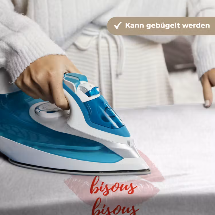 Bisous - Lip - Wit - Rood Wandkleed katoen klein -tsfeer9_DE