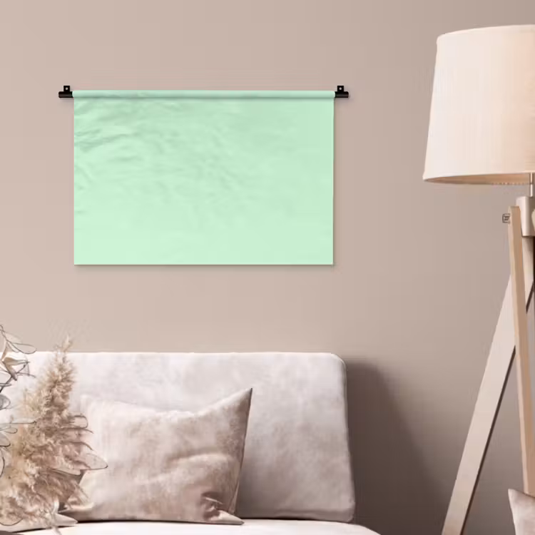 Pale - Mint - Groen Wandkleed katoen klein 269 -sfeer4