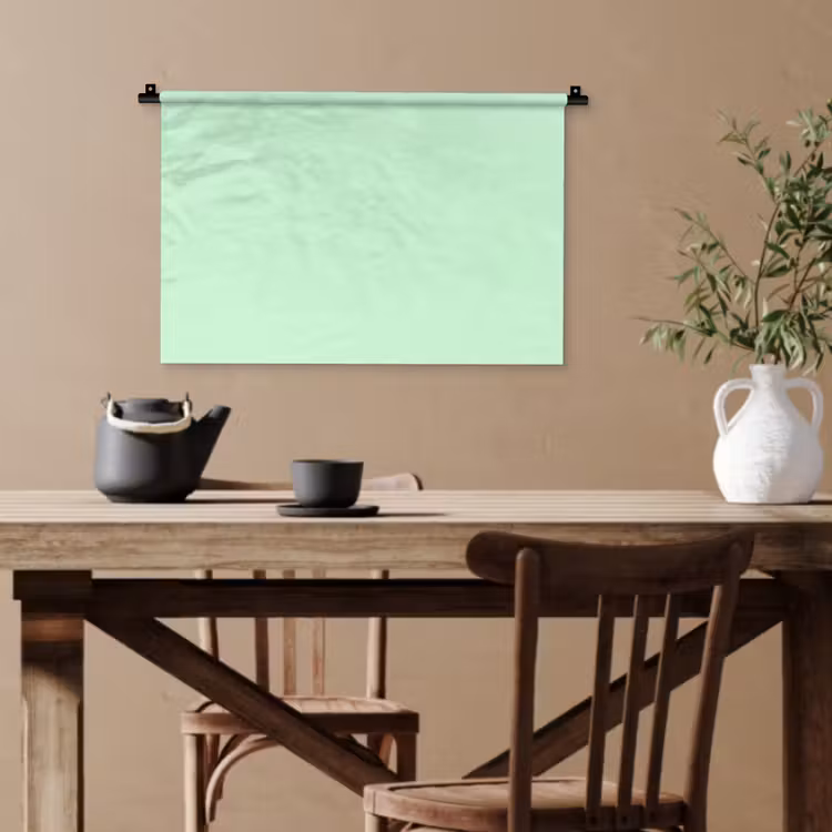 Pale - Mint - Groen Wandkleed katoen klein 269 -sfeer6