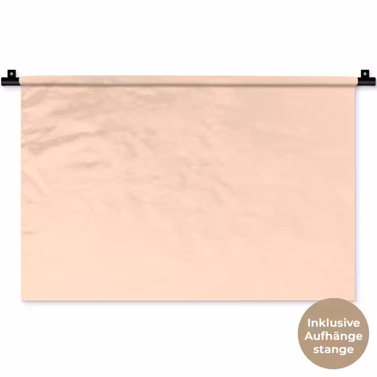 Pale - Peach - Nude Wandkleed katoen klein 269 -t3d_DE