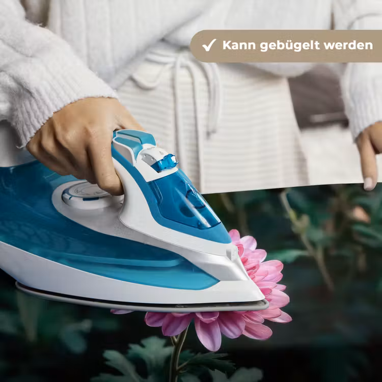 Blad - Chrysant - Roze - Schaduw Wandkleed katoen klein -tsfeer9_DE
