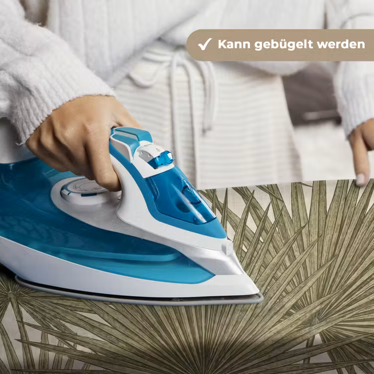 Blad - Tropisch - Patroon - Natuur - Groen Wandkleed katoen klein -tsfeer9_DE