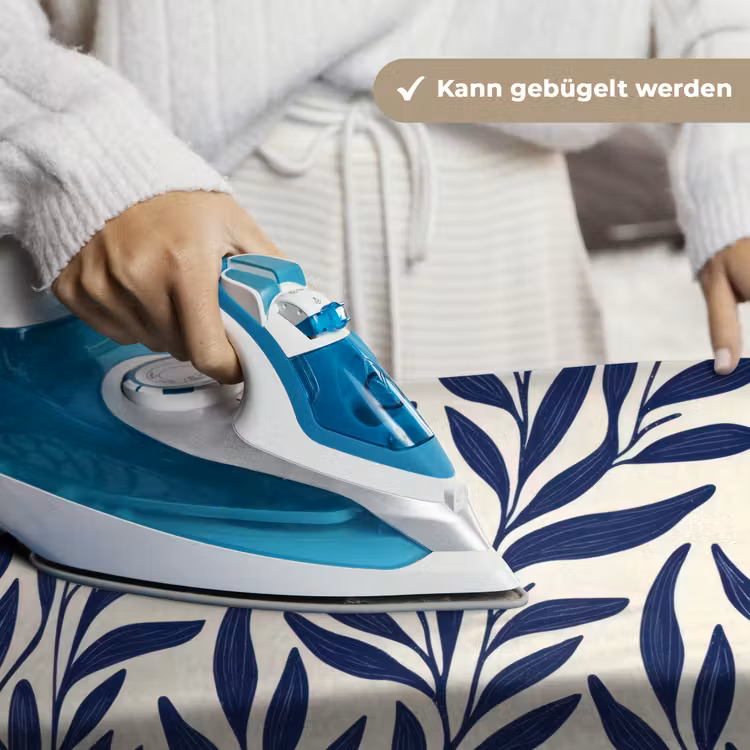 Bladeren - Klimop - Donkerblauw Wandkleed katoen klein -tsfeer9_DE
