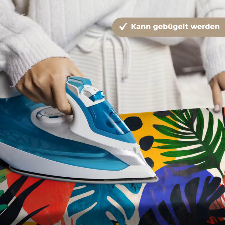 Bladeren - Vormen - Abstract - Kleurrijk Wandkleed katoen klein -tsfeer9_DE