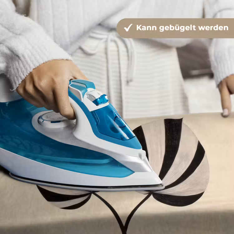 Bladeren - Gestreept - Stengel - Beige Wandkleed katoen klein -tsfeer9_DE