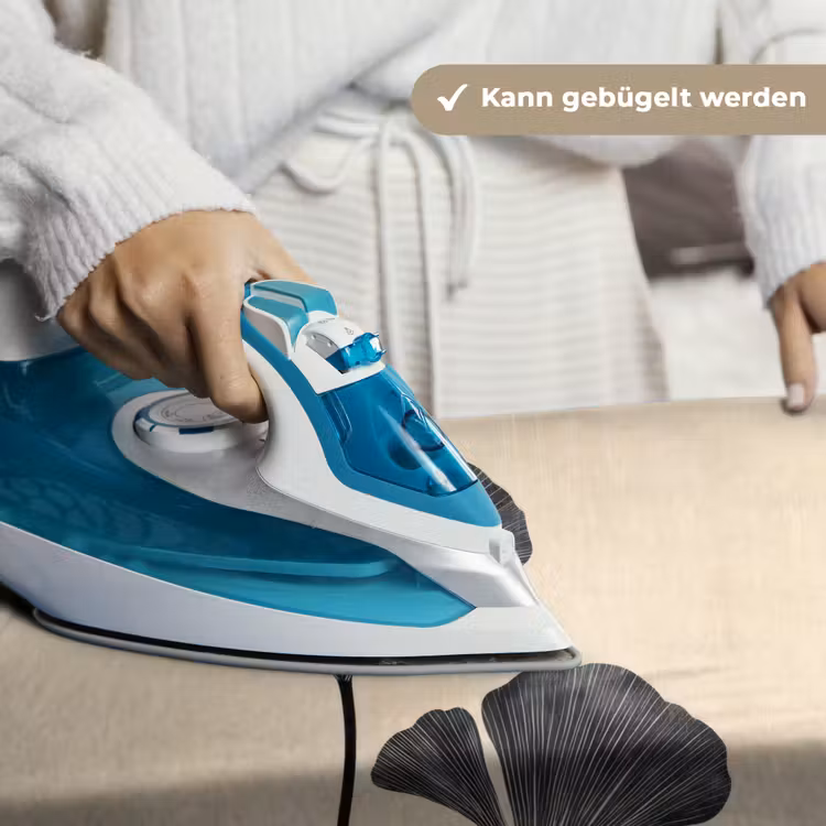 Bladeren - Minimalistisch - Zwart Wandkleed katoen klein -tsfeer9_DE
