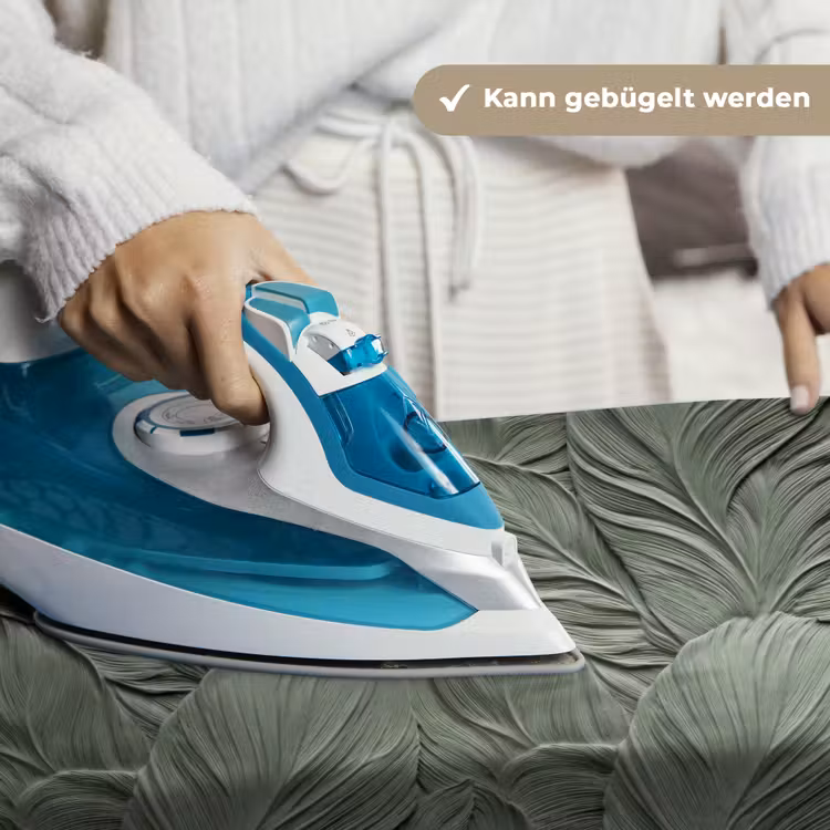 Bladeren - Textuur - Groen Wandkleed katoen klein 269 -tsfeer9_DE